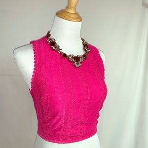 🎀Pink Cropped 🎀Bebe Top